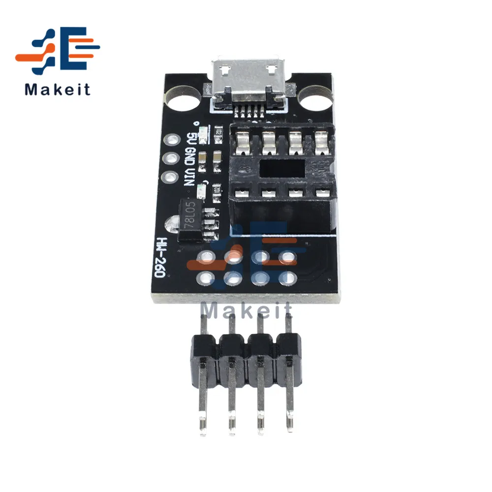 Подключаемая плата для разработки ATtiny13A ATtiny25 ATtiny45 ATtiny85 адаптер программирования