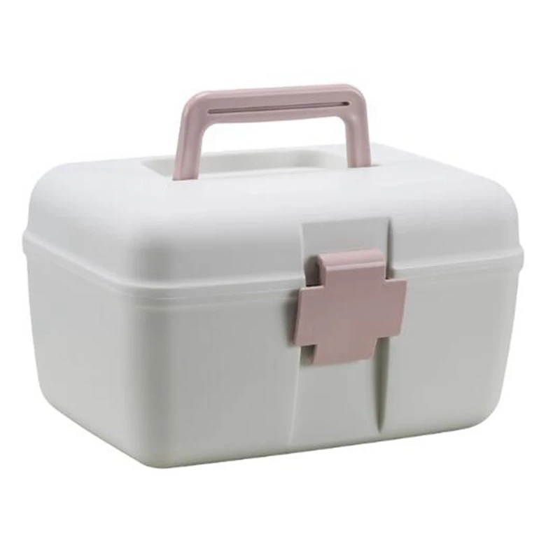 

Главная Коробка органайзер портативного хранения коробка аптечка первой помощи Пластик набор для оказания первой медицинской помощи с руч...