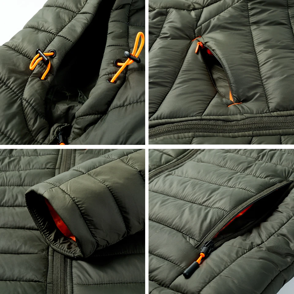 

Winter Jacket Men Parka Jacket Casual Solid Color Jacket Men Hooded Parka Coat Jacket Thick Warm Men Jacket