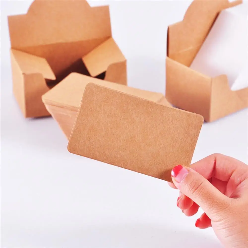 100 шт./компл. красочные сделай сам карточки для слов заметок Подарочные крафт