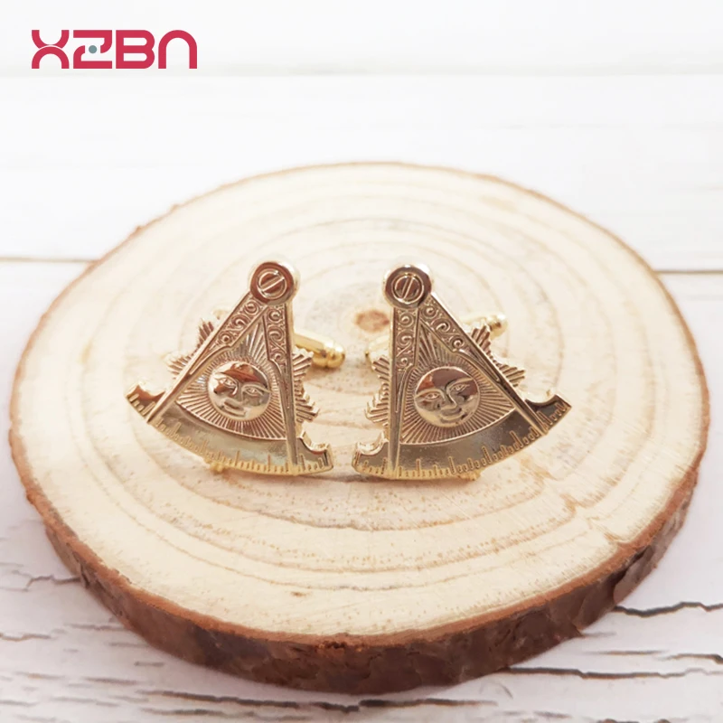 Запонки Masonic дизайн 3D ручная работа синяя деловая Повседневная рубашка легкие