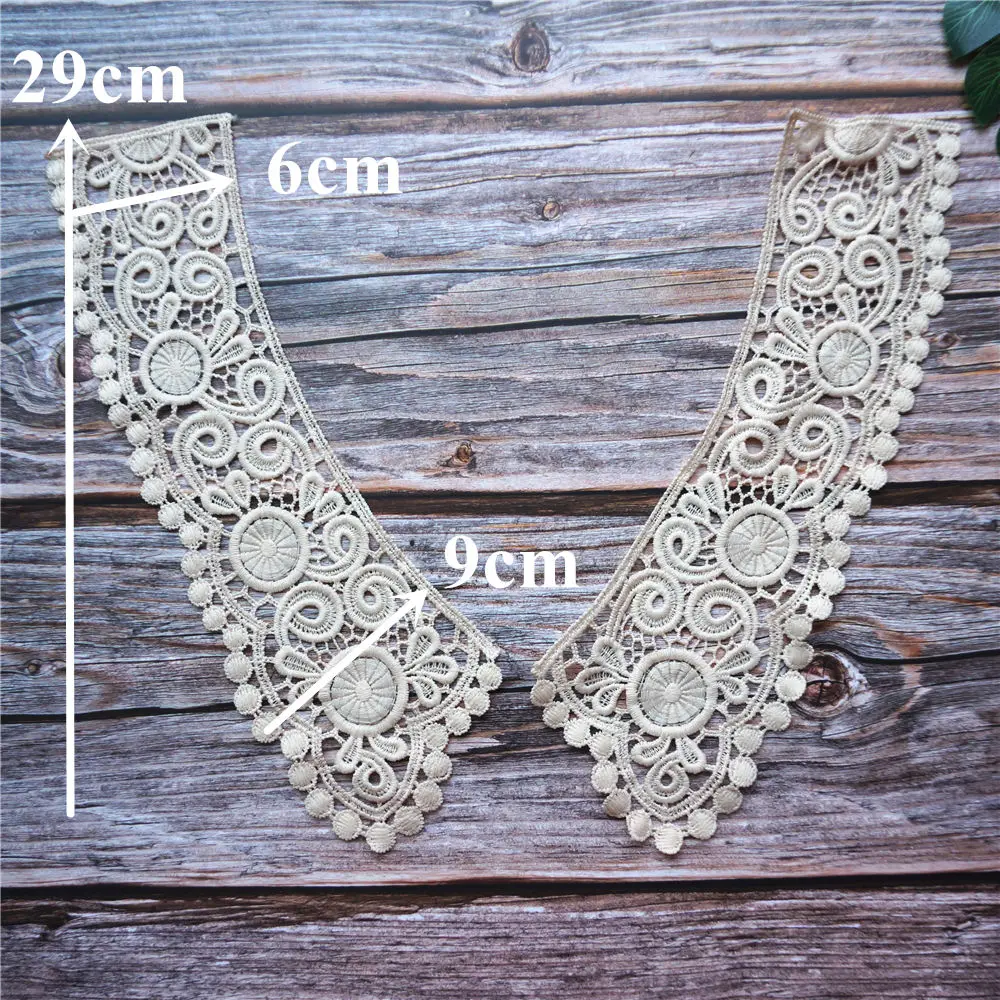 Нашивки на воротник для свадебного платья 2 шт. | Дом и сад