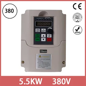 cnc Inverter 4kw 5.5kw 7.5kw Frequency Converter utput Inverter 380v 9a 13a 17a 400Hz use for CNC machine