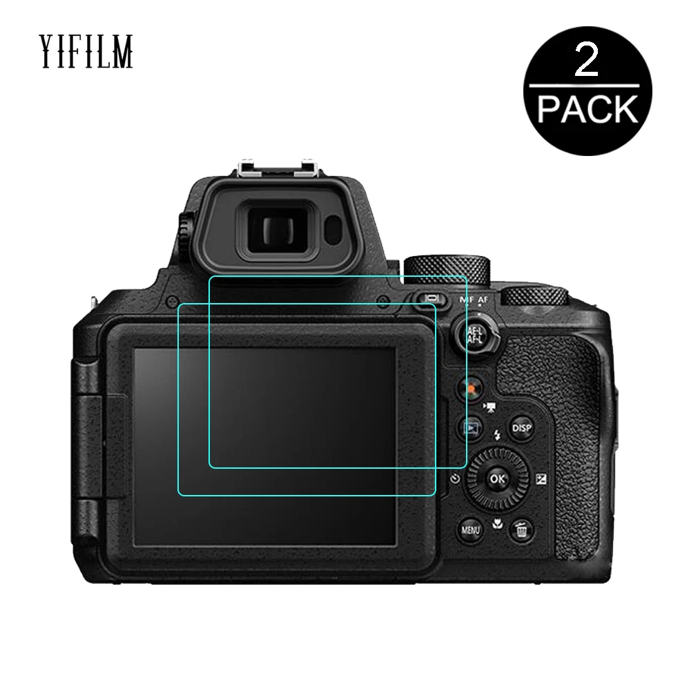 2 шт. для цифровой камеры Nikon COOLPIX P950 Защитная пленка ЖК дисплея 2.5D 9H из закаленного