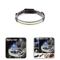 head mounted portable lightweight portable led headlight for cycling