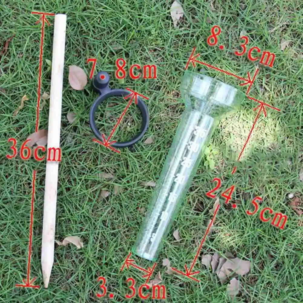 

Polystyrene Rain Gauge Up To 35Mm Measurement Tool For Garden Water Soil Drop Ship