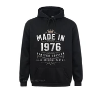 men harajuku hoodies design made in 1976 all original parts birthday 1976 limited edition sportswear christmas streetwear hoodie