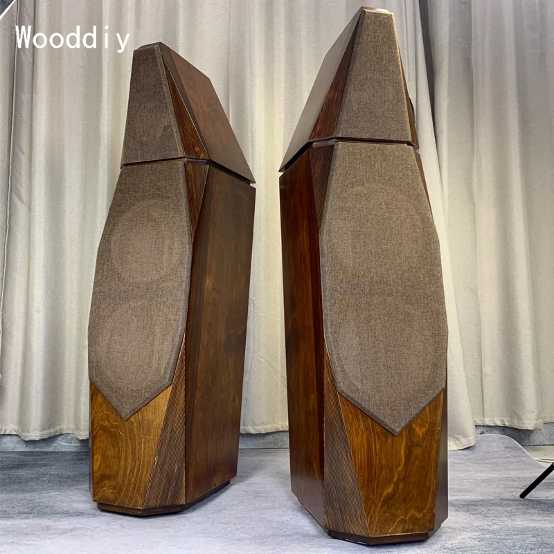 Деревянный самодельный 12-дюймовый одинарный динамик из березовой фанеры пустой