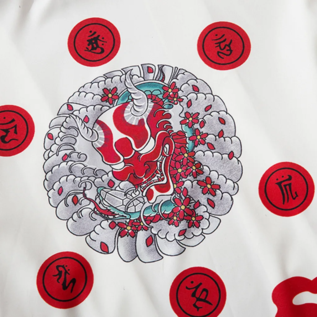 Кимоно для мужчин и женщин в японском стиле уличная одежда самурая кардиган