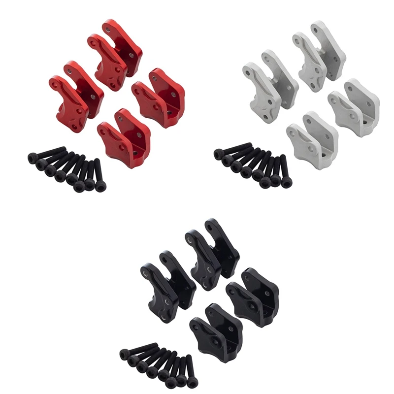 

4 шт. металлическая передняя и задняя оси Нижняя амортизационная связь фиксированное Крепление для осевого RBX10 Ryft 1/10 RC гусеничные обновленн...