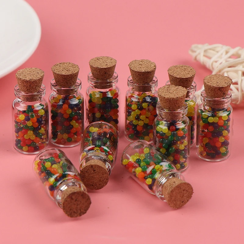 10 шт. 1/12 кукольный домик миниатюра мини Конфета из смолы Jar МОДЕЛИРОВАНИЕ для