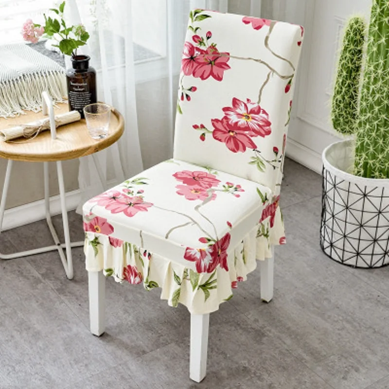 Эластичное пасторальное современное съемное кресло-стрейч из спандекса с