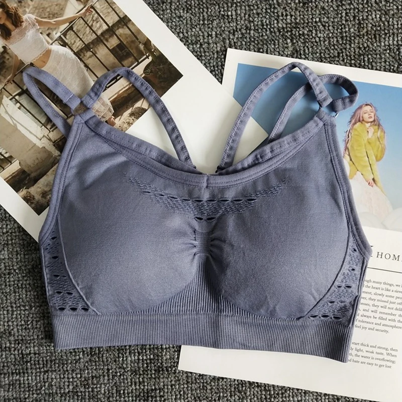 

8 Colors Women Seamless Fitness Sports Bra Running Workout Yoga Bra Female Sports Workout GYM Clothing yoga Top Sportswear