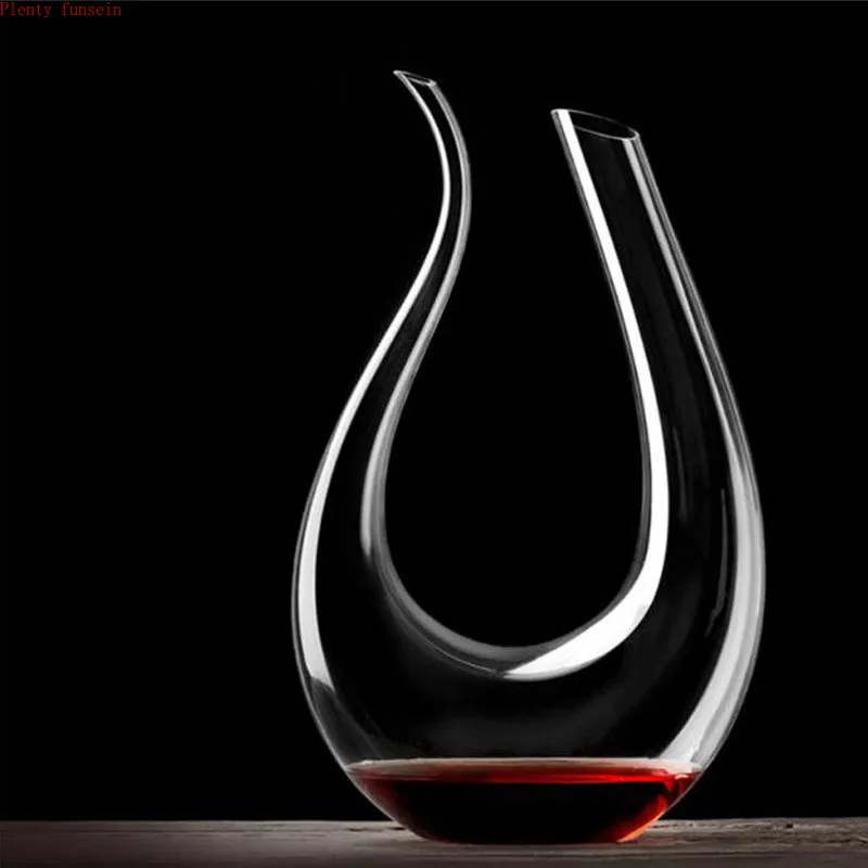10 X превосходный 700 2000 мл декантер с плоским основанием без свинца для красного