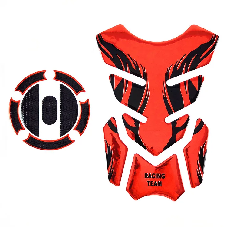 Универсальные 3D наклейки для топливного бака мотоцикла накладка Защитная крышка