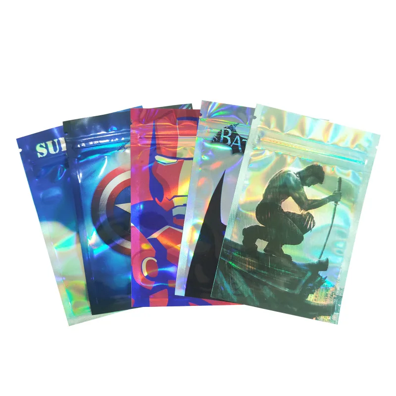 Пакет для хранения на молнии Bag Mylar Resealable 8 5x13 см 4g водонепроницаемый пластиковый