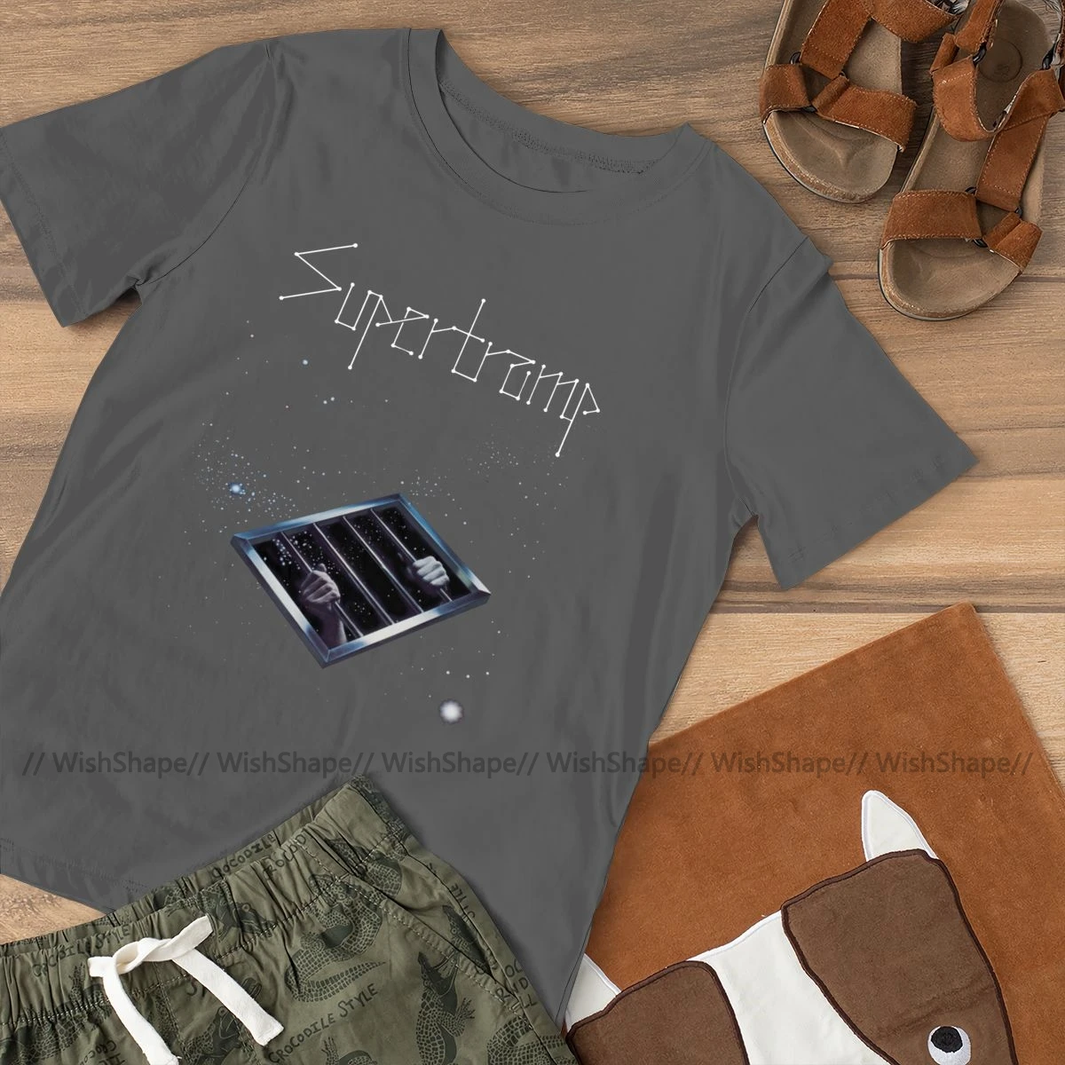 Hard Rock T-Shirt Supertramp T Shirt Casual O Neck Women tshirt Cotton Short Sleeve Kawaii Ladies Tee | Женская одежда
