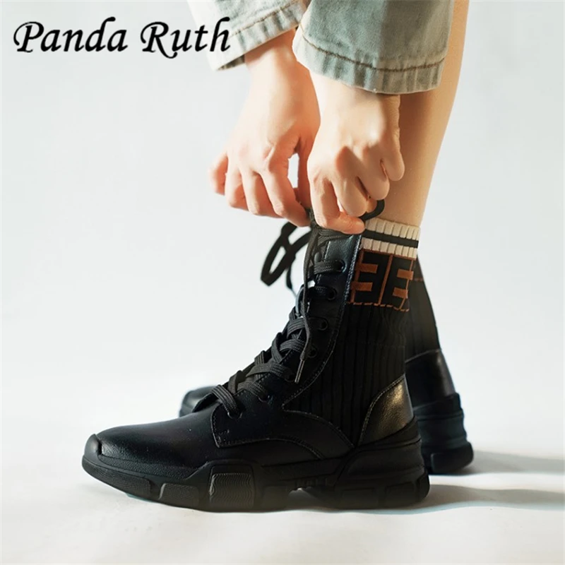 Новинка 2019 года женская обувь женские ботильоны из натуральной кожи