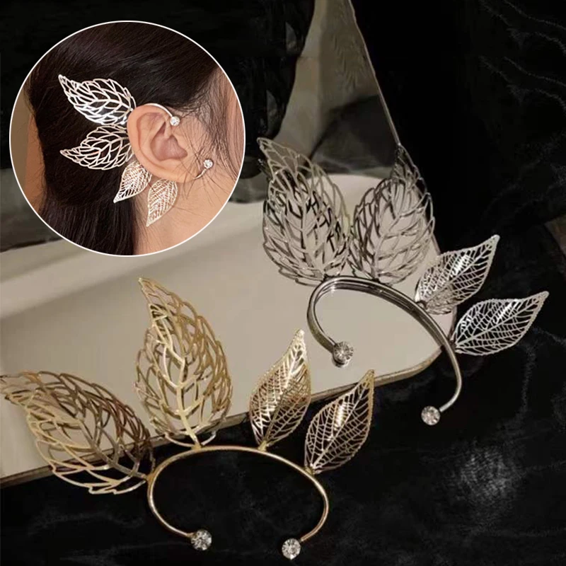 Женские серьги-клипсы без пирсинга с фианитом