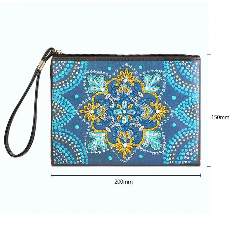 

DIY Special Shaped Diamond Painting Wristlet Wallet Diamond Painting Embroidery Wallet For Women Christmas Gifts