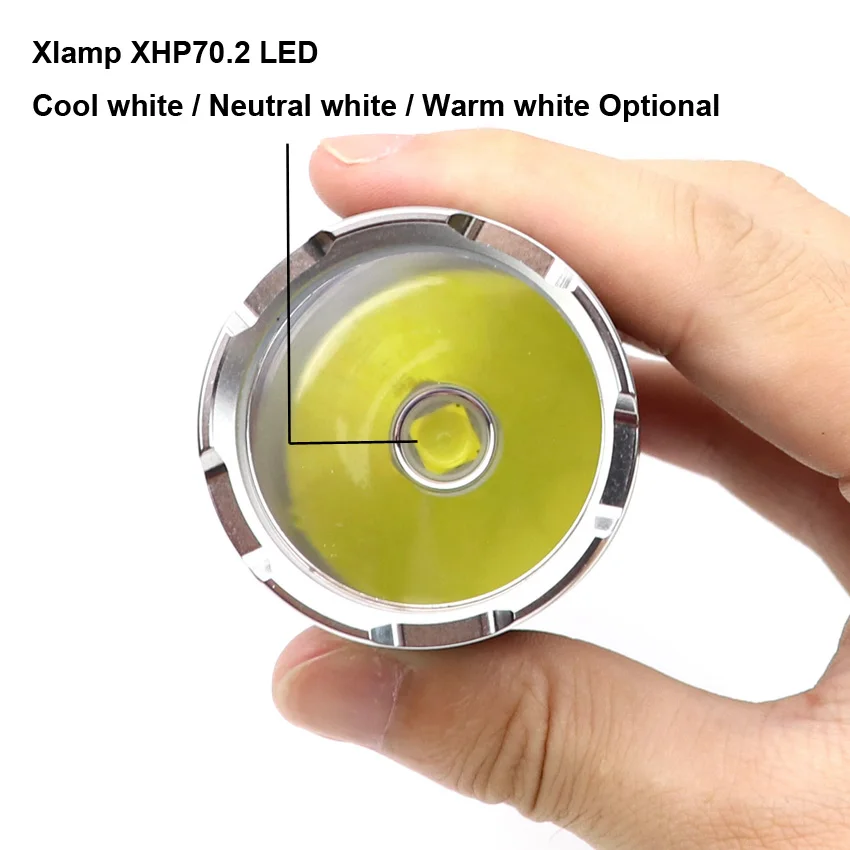 Мощный XHP70 XHP70.2 светодиодный тактический фонарь охотничий 3600LM 26650 батарея