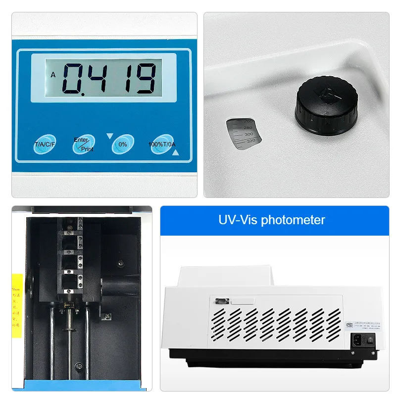 Buy 973 61 Eur Espectrofotometro Uv Visible 752n Fotometro De Precision Uv Vis Longitud De Onda 200 1000 Nm 2 Nm Pantalla Lcd Retroiluminada Espectrofotometro