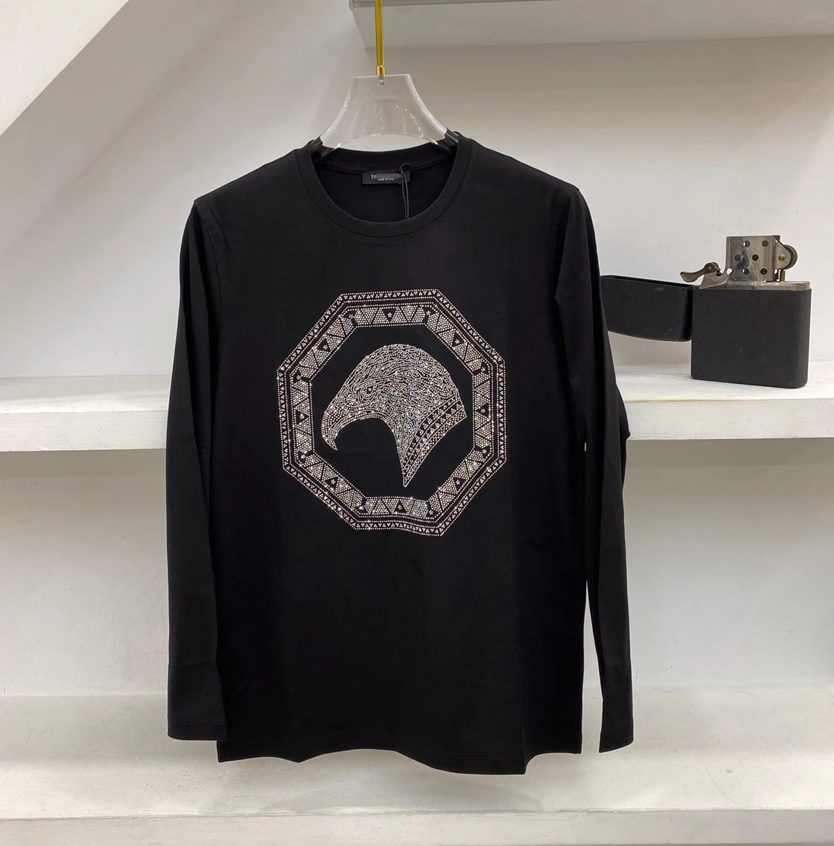 

BILLIONAIRE T shirt men cotton 2022 new Elastic hot drilling fashion Casual O-Neck high quality printing M-XXXL free shipping
