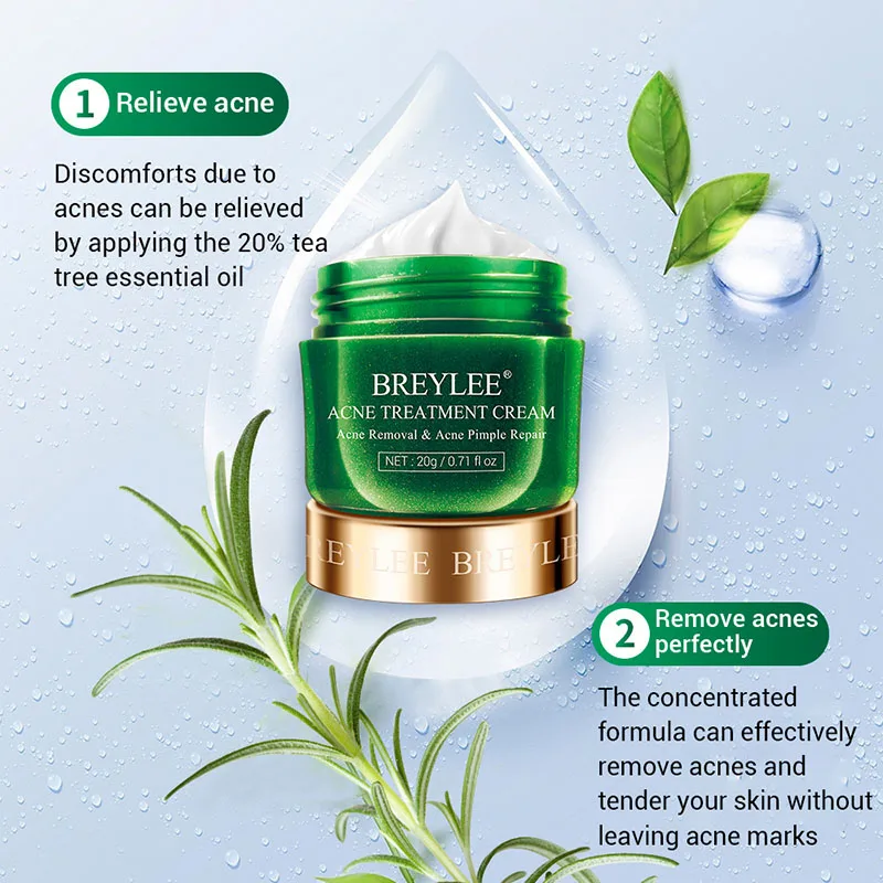 

High Quality Acne Treatment Cream Pimple Removal Oil Control Shrink Pores Moisturizing Skin Care 20g NShopping