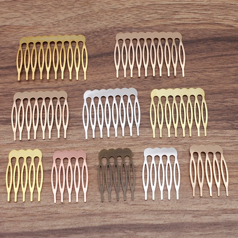 Оптовая продажа гребень для вуали с 5/8/10 зубцами расческа волос аксессуары