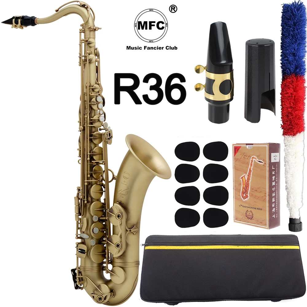 

Brand MFC Tenor Saxophone Reference 36 Antique Copper Simulation B-flat Tenor Sax R36 Bronze With Case Mouthpiece Reeds Neck