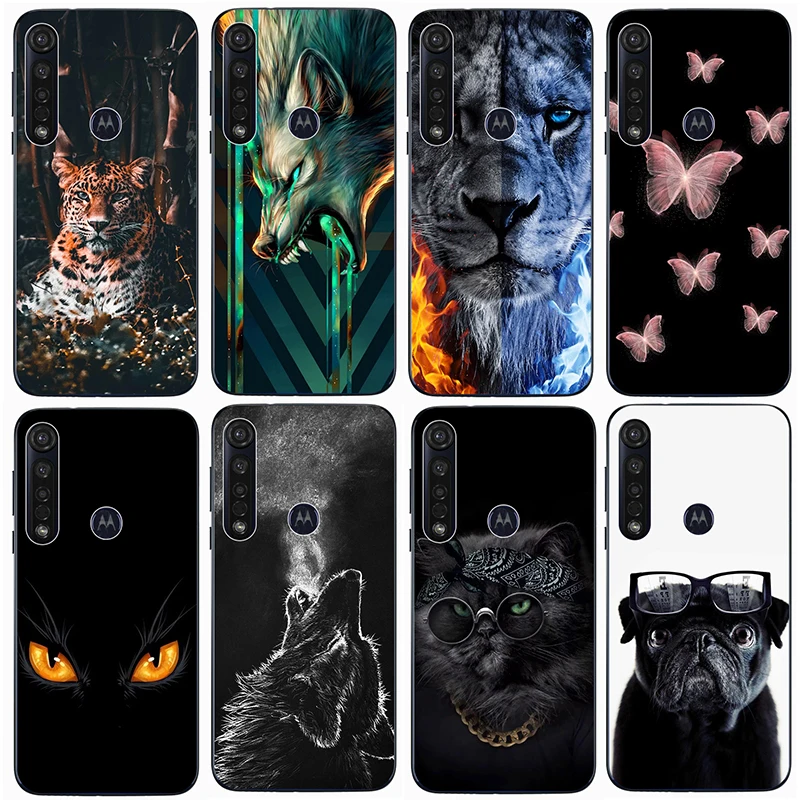 Чехол для MOTO One Vision Plus силиконовый чехол из ТПУ телефона Motorola защитный Macro