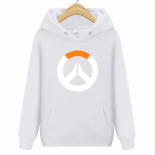 Бесплатная доставка 6 цветов мужские толстовки выбор OVERWATCH игровые логотипы