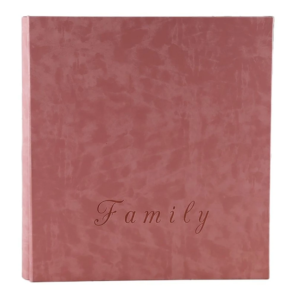 

6-дюймовый вместительный фотоальбом, 500 фотографий, роскошные кожаные вставки, креативный свадебный альбом, аксессуары для украшения фотогр...