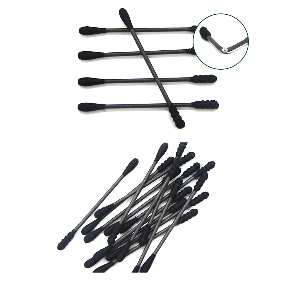 150 шт одноразовый косметический двойной наконечник нос ватный тампон для макияжа