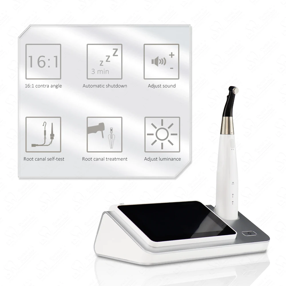 COXO Беспроводной стоматологический Bluetooth Эндомотор с апекс-локатором 2 в 1 C-smart Pilot 5-дюймовый сенсорный экран.