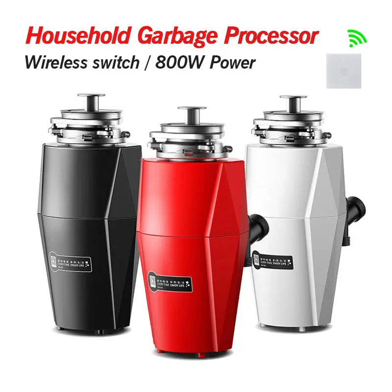 

550W Household Wireless Switch Kitchen Waste Disposer High-power Full-automatic Silent Kitchen Food Waste Garbage Processor