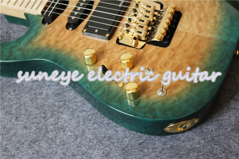 Новое поступление Custom Shop стеганая отделка домкраты стиль электрогитара левшей гитара на заказ Гитарный комплект