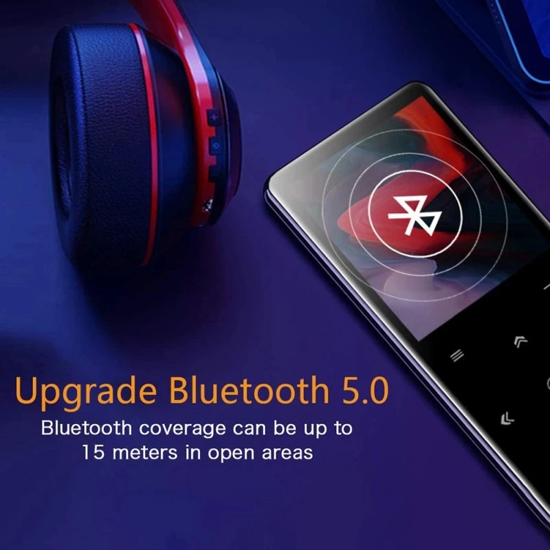 Бенджи M8 Bluetooth5.0 Мини цифровой MP3 Плеер 1 8 сенсорный Экран 16 Гб HIFI без потери
