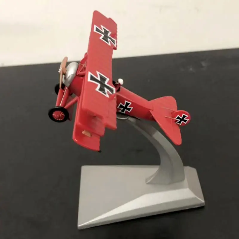 WLTK 1/72 весы военные модели игрушек Фоккер Dr I Red Knight Fighter литой металлический