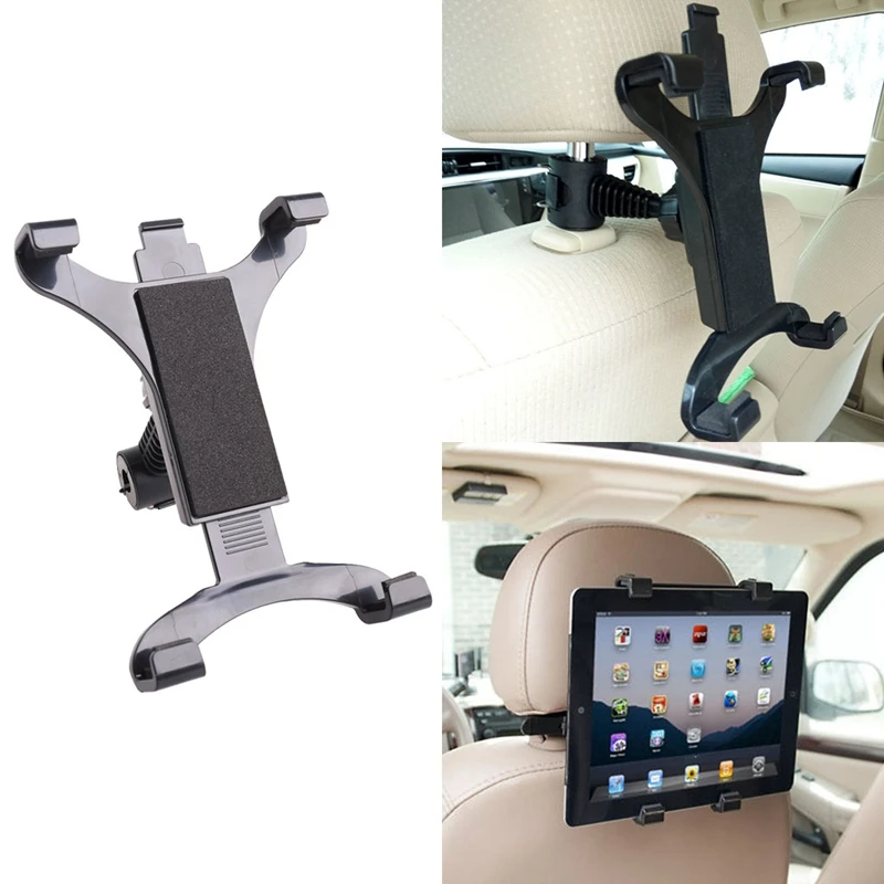 Premium Car Back Seat Headrest Mount Holder Stand For 7-10 Inch Tablet/GPS/IPAD car headrest mount holder strap case for portable dvd players tablets car 7 9 10 inch