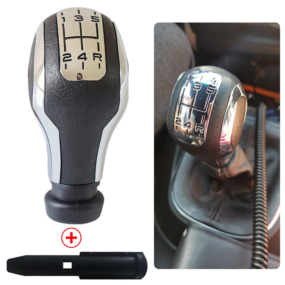 Ручной 5 скоростной хромированный рычаг переключения передач для Peugeot 106 206 207 307 407