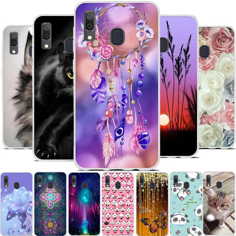 Объемный рельефный мультяшный чехол для Samsung Galaxy A10 A20 A30 A40 A50 A70 бампер защитный