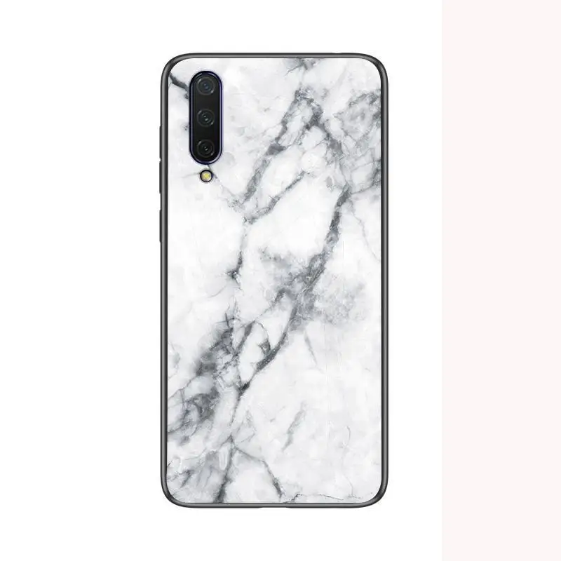 1 Блестящий чехол для телефона для huawei Y6 Y7 Pro Y9 Honor 9X 8X 8A 8C 8S 7C 7A 20 i 10 i 9 8 Мрамор Стекло защитный прикрепляющийся к крышка - Цвет: 1