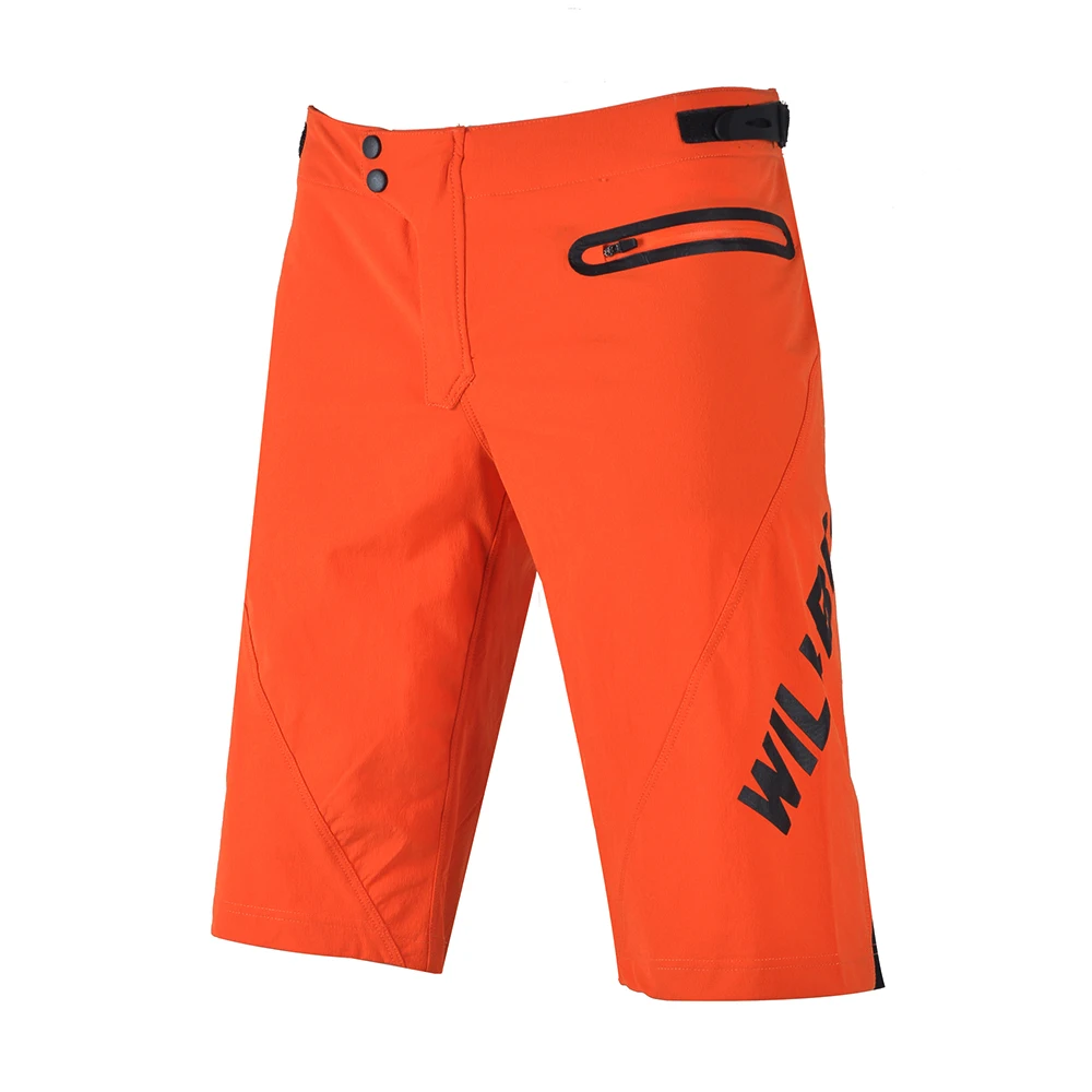 

Motocross Racing Shorts Willbros ATV UTV MTB BMX Bike Mountain Bicycle Offroad Summer Short Pants Orange Mens
