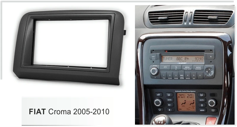 Автомобильный Facia для Fiat Croma 2005-2010 радио DVD стерео CD панель приборная отделка