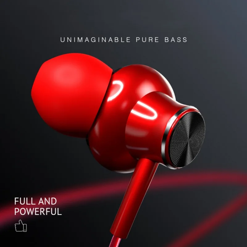 In-ear Headphone Flat Earbud Type-C Portable Heavy Bass HiFi Wired Monitoring Headset NEW! | Электроника