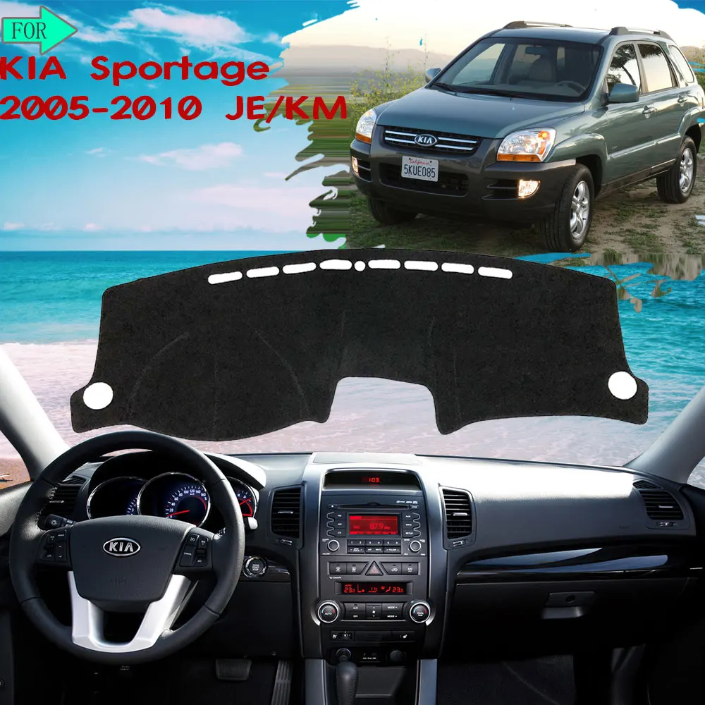 

for Kia Sportage 2005 2006 2007 2008 2009 2010 JE KM Dashboard Mat Cover Dashmat Protective Carpet Rug Car Accessories Goods