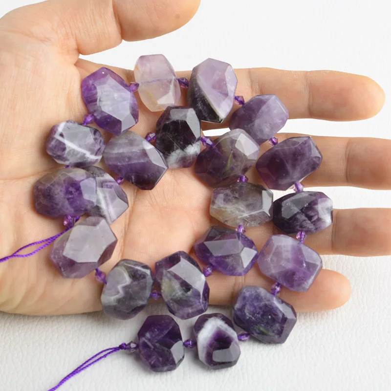 Women's Faceted Crystal Chunky Rectangle Rectangular Focal Beads 15&quot Strand | Украшения и аксессуары