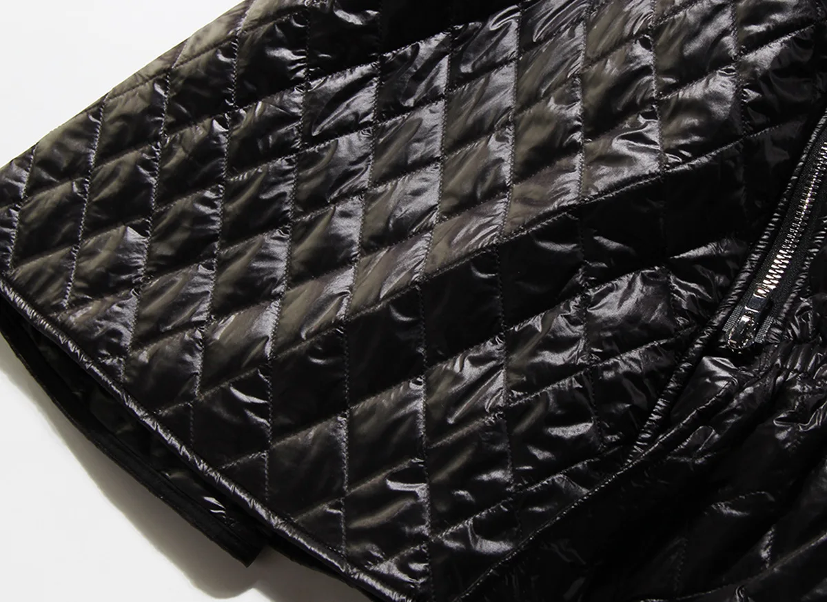 Getspring Women Skirt Irregular Warm Iiiing High Waist Skirts Asymmetry Vintage All Match Black Long Skirt Winter Fashion