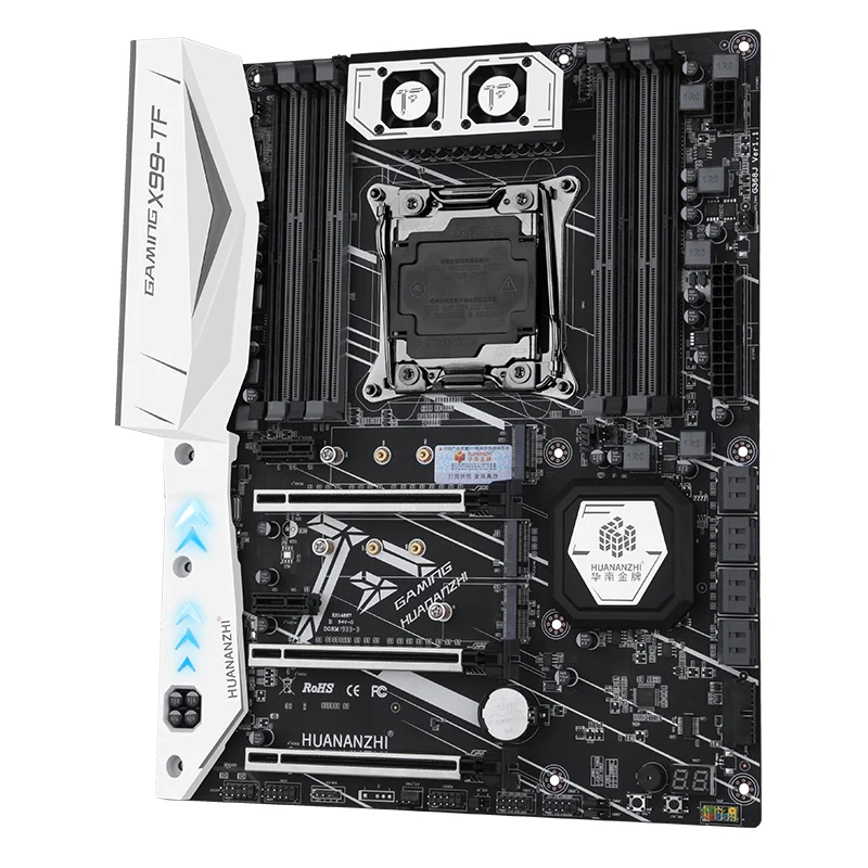 HUANANZHI X99 набор материнских плат с Ксеон E5 2678 V3 4 шт. 8 ГБ = 32 Гб 1600 МГц DDR3 память ECC Reg